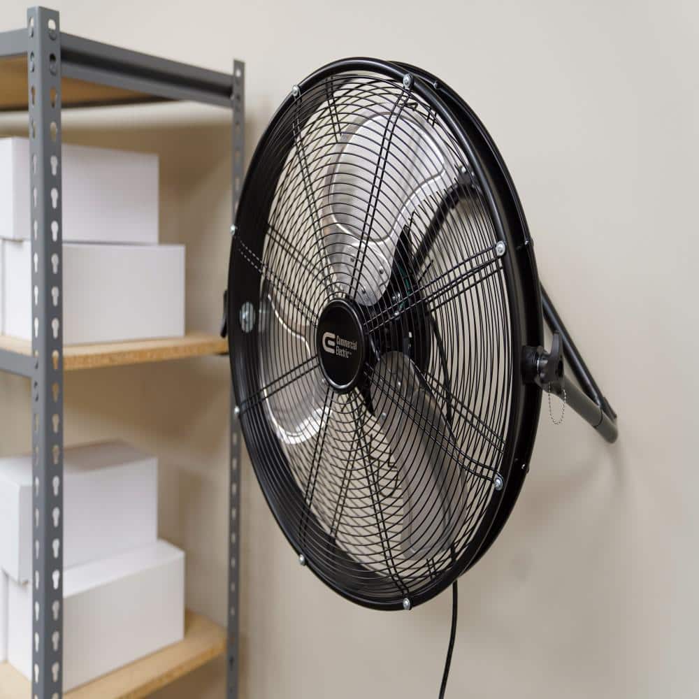 Commercial Electric 20 in. 3-Speed High Velocity Shroud Floor Fan (2)