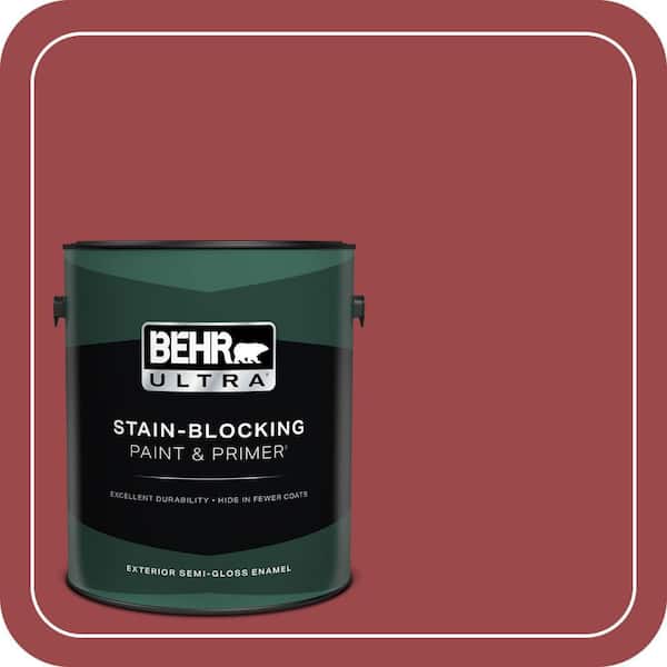 BEHR PREMIUM PLUS #ECC-10-3 Holly Berry Enamel Low Odor & Primer (2)