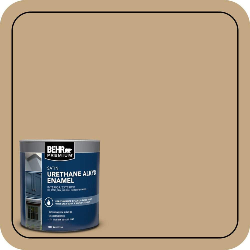 BEHR PREMIUM 1 qt. #N290-5 Pocket Watch Satin Enamel Urethane Alkyd Interior/Exterior Paint