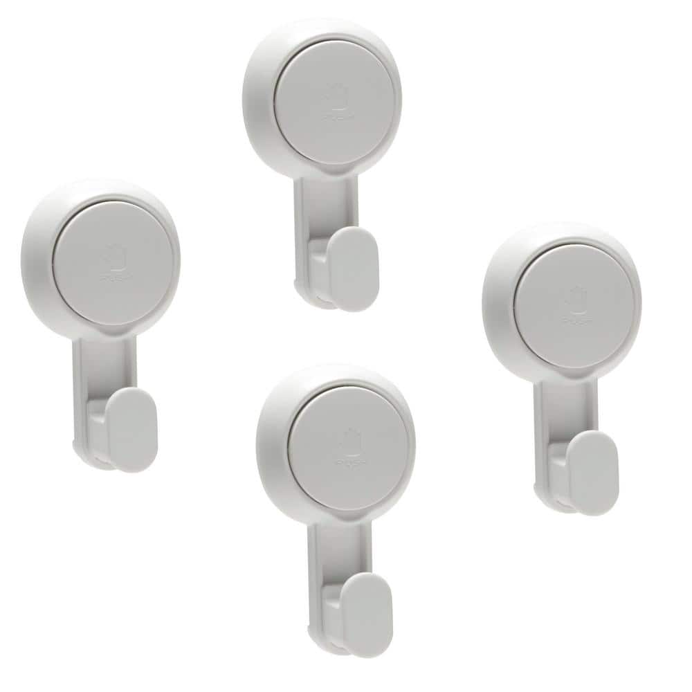 Bath Bliss 4 Pack Gel-Suction Power Hooks