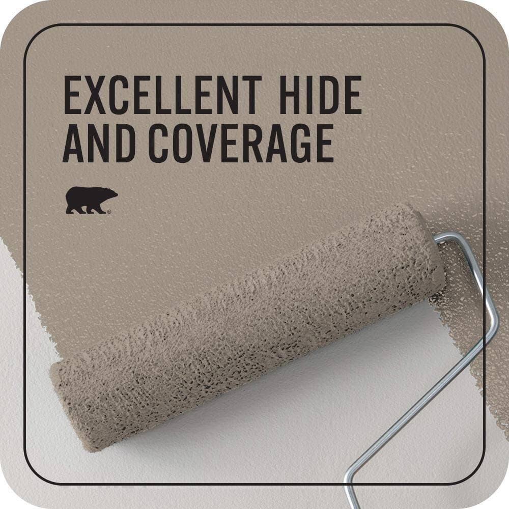 BEHR PREMIUM PLUS #N220-4 Shiitake Enamel & Primer Color Sample (4)