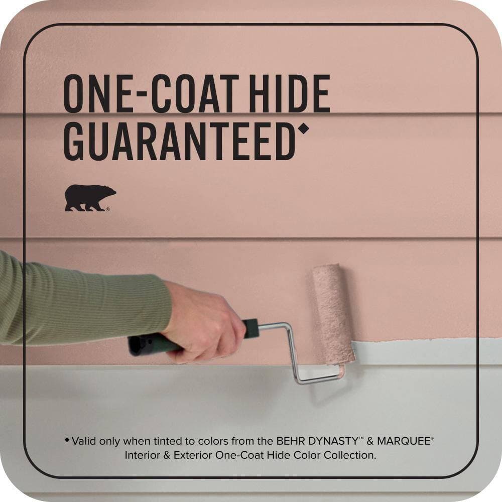 BEHR MARQUEE 5 gal. #PPU2-08 Pink Ginger Flat Exterior Paint & Primer (3)