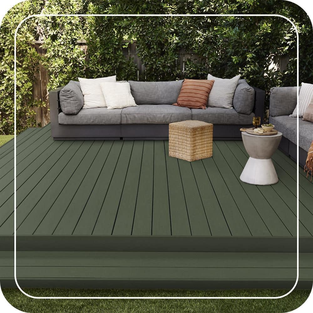 BEHR PREMIUM 1 gal. #SC-120 Ponderosa Green Solid Color Waterproofing Exterior Wood Stain and Sealer (3)