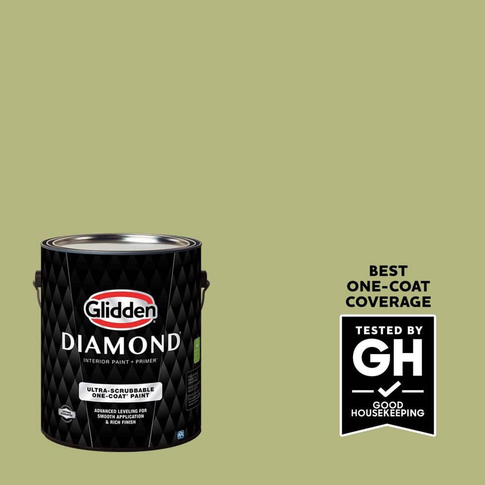Glidden Diamond 1 gal. PPG1119-5 Fancy Flirt Flat Interior Paint with Primer