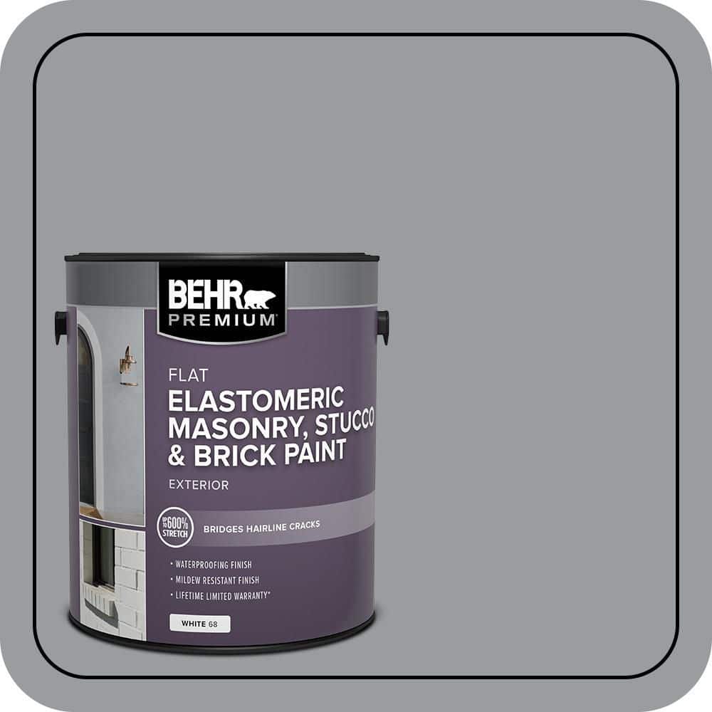 BEHR PREMIUM 1 gal. #N500-4 Pencil Sketch Elastomeric Masonry, Stucco and Brick Exterior Paint (1)