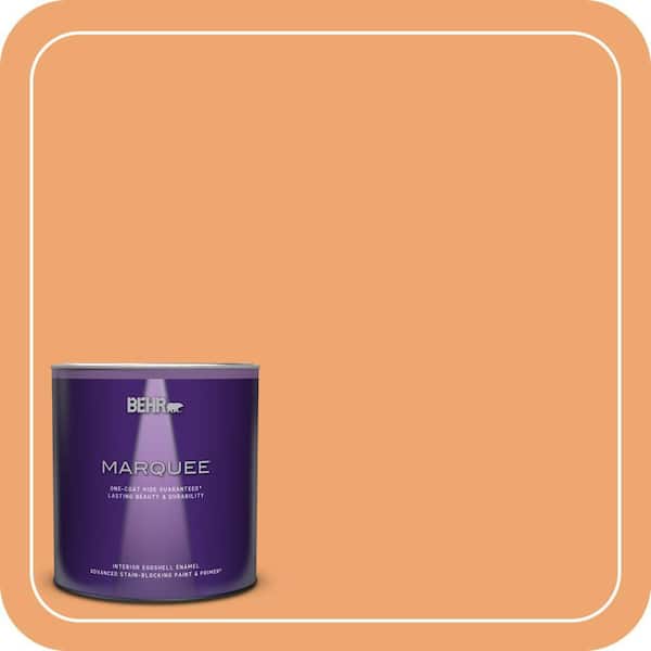 BEHR PREMIUM PLUS #HDC-SP16-04 Apricot Jam Enamel Low Odor & Primer (3)