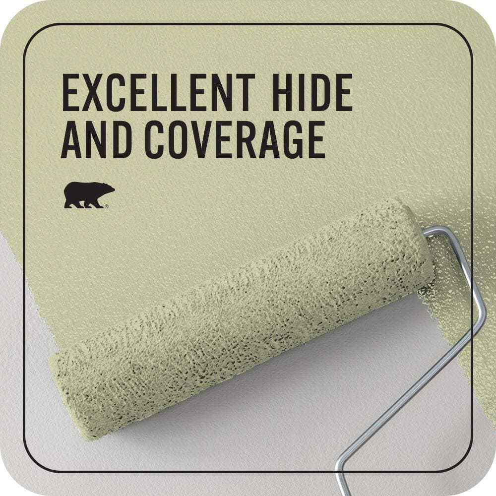 BEHR PREMIUM PLUS #ICC-58 Crisp Celery Enamel & Primer Color Sample (4)