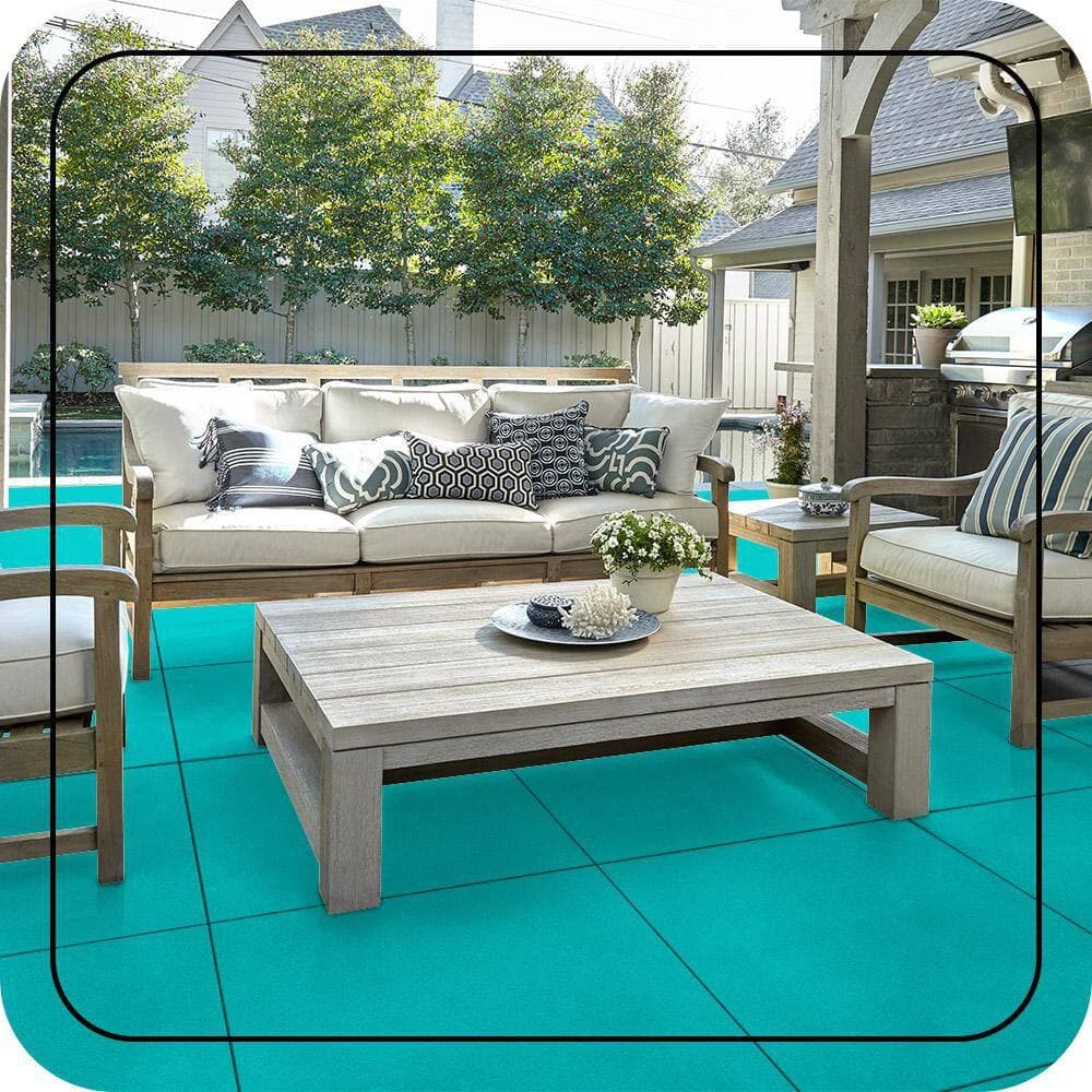 BEHR PREMIUM #P460-3 Textured Low-Lustre Enamel Interior/Exterior Porch and Patio Anti-Slip Floor Paint (3)