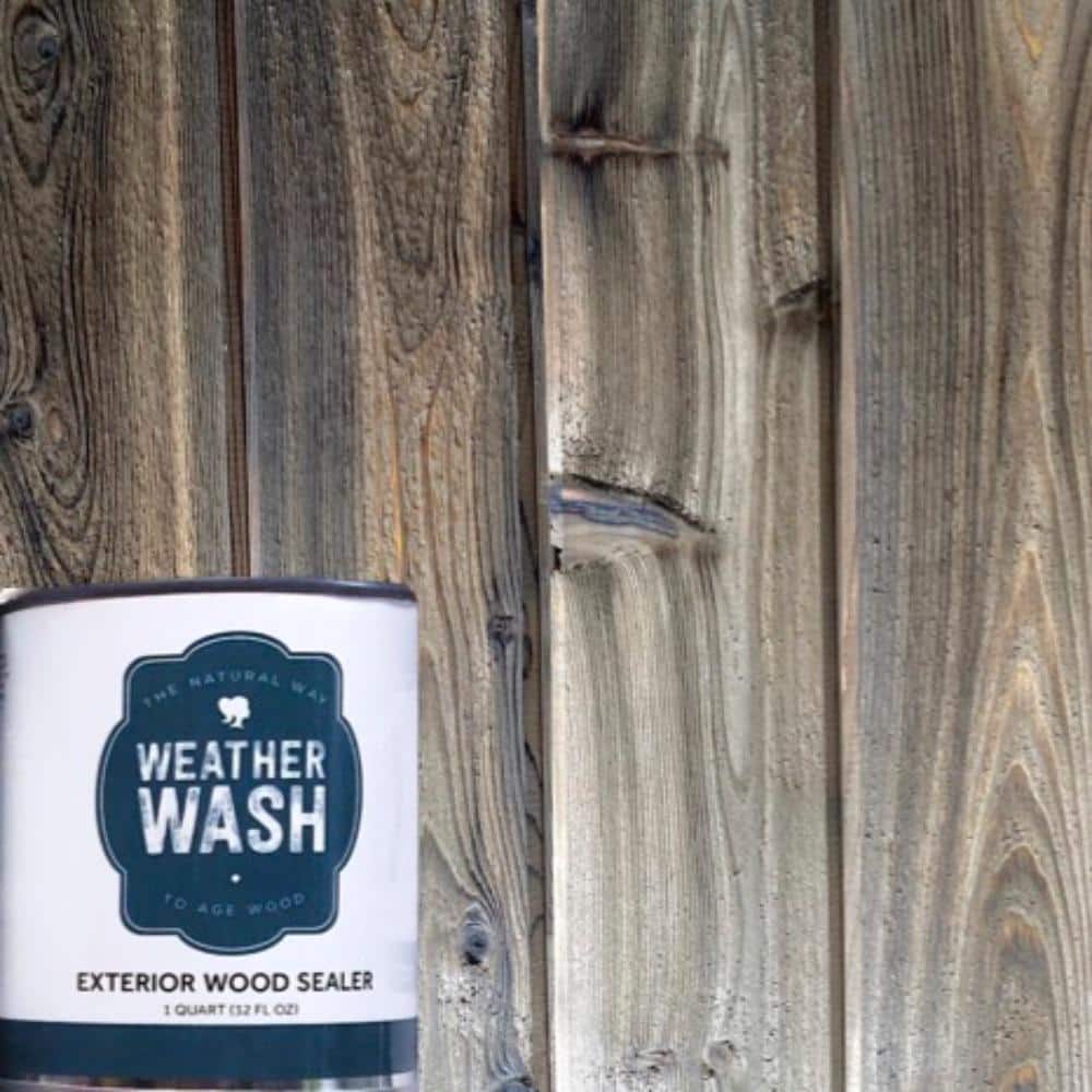 Unbranded 1 gal. Weatherwash Clear Exterior Water-Based Wood Sealer (1)