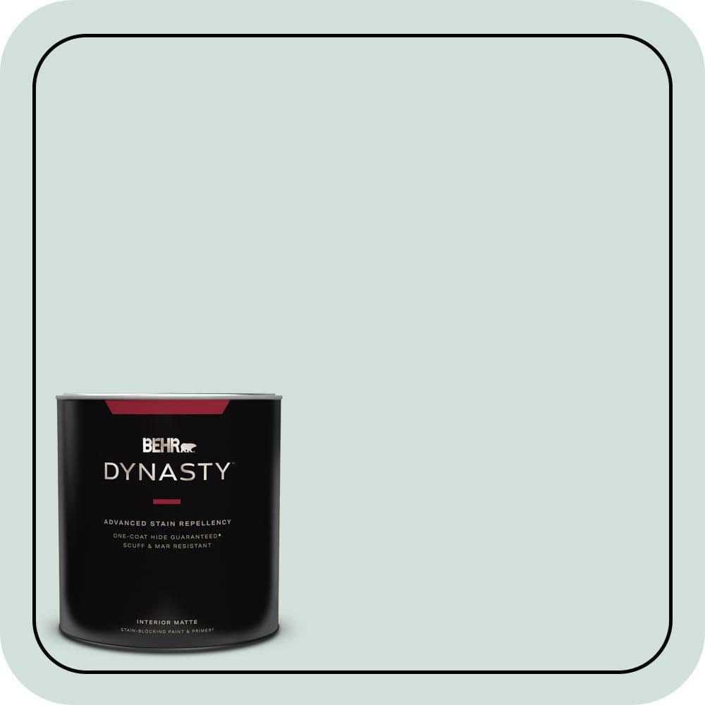 BEHR DYNASTY 1 qt. #S430-1A Reflecting Moment Matte Interior Stain-Blocking Paint and Primer