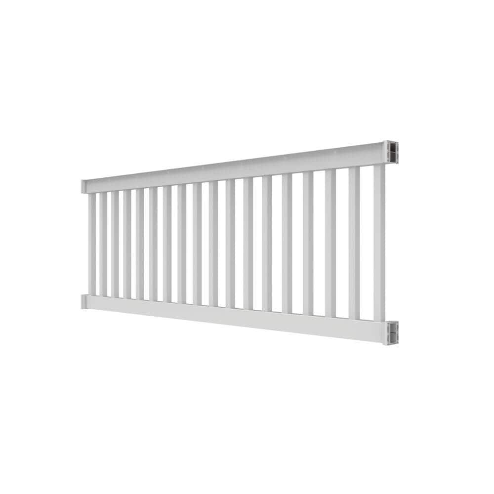 RDI Finyl Line 8 ft. x 36 in. H Deck Top Level Rail Kit in White (2)