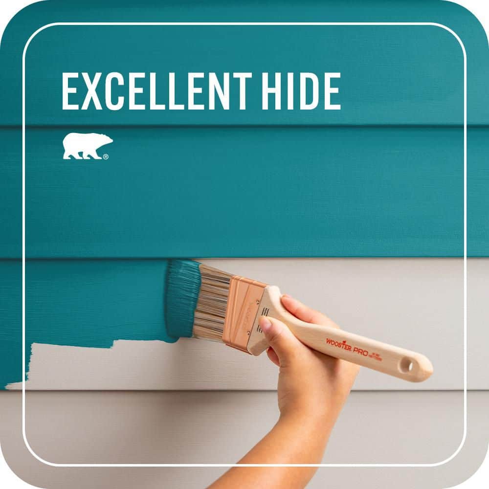 BEHR PREMIUM PLUS 1 gal. #P470-7 The Real Teal Flat Exterior Paint & Primer (3)