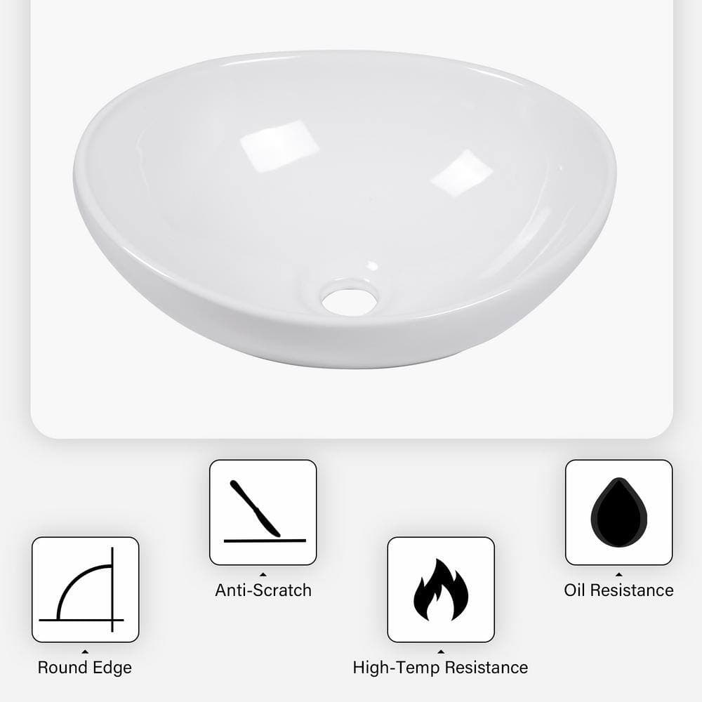 Tahanbath 16-Corner Bathroom Sink in White (3)