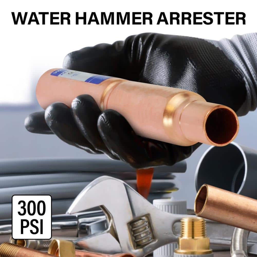 PLUMBFLEX 1/2 in. Male Sweat Copper Water Hammer Arrestor Type AA (2)
