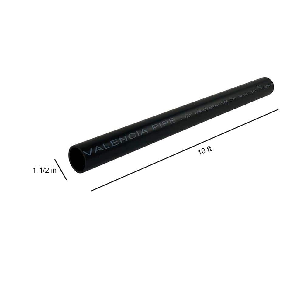 IPEX 1.5 in. x 10 ft. ABS DWV Cell Core Pipe (3)