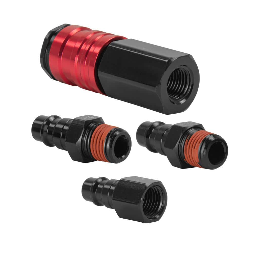 Husky High Flow Aluminum Coupler Plug Set (3)