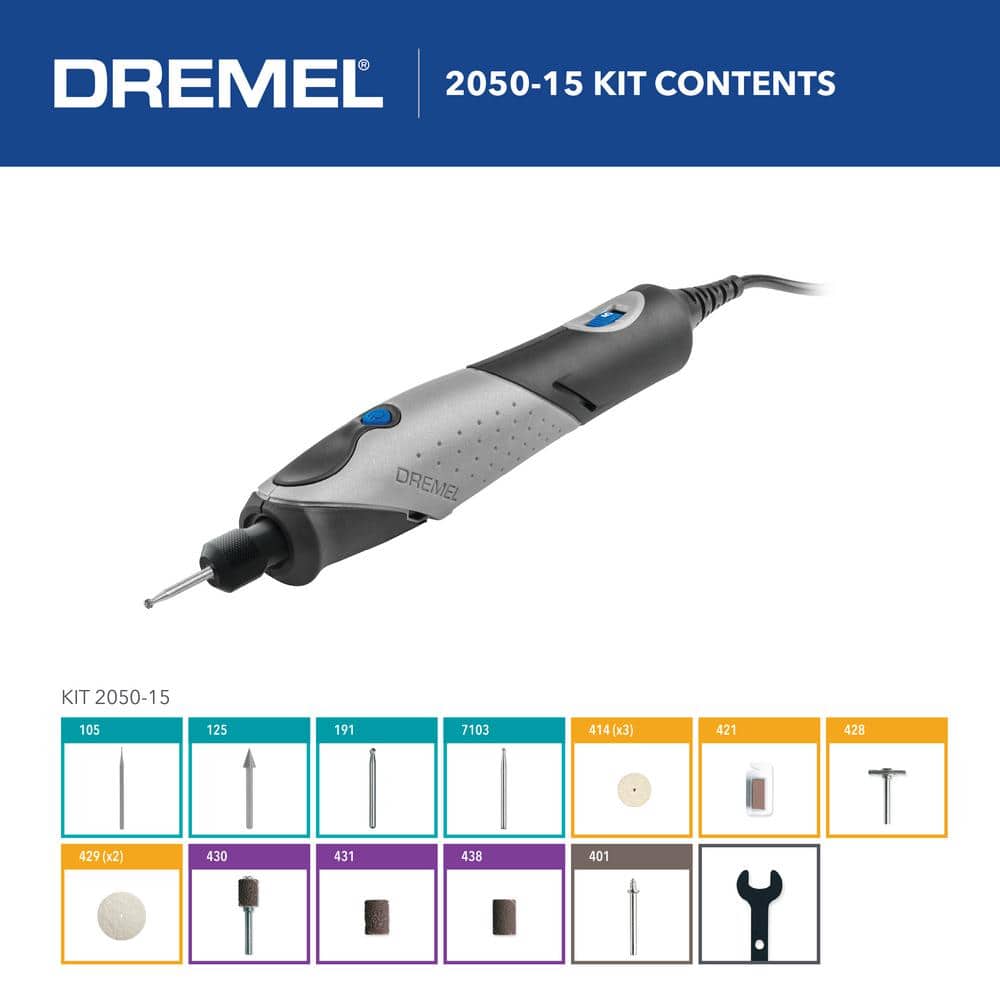 Dremel Stylo+ Versatile Corded Craft Rotary Tool Kit with 15 Accessories (2)