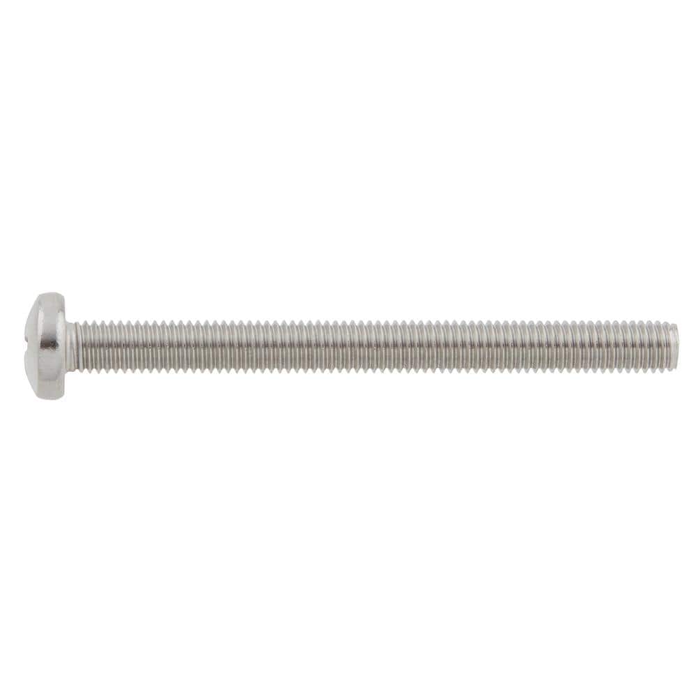 Everbilt M8-1.25x90mm Stainless Steel Pan Head Phillips Drive Machine Screw 1-Piece (3)