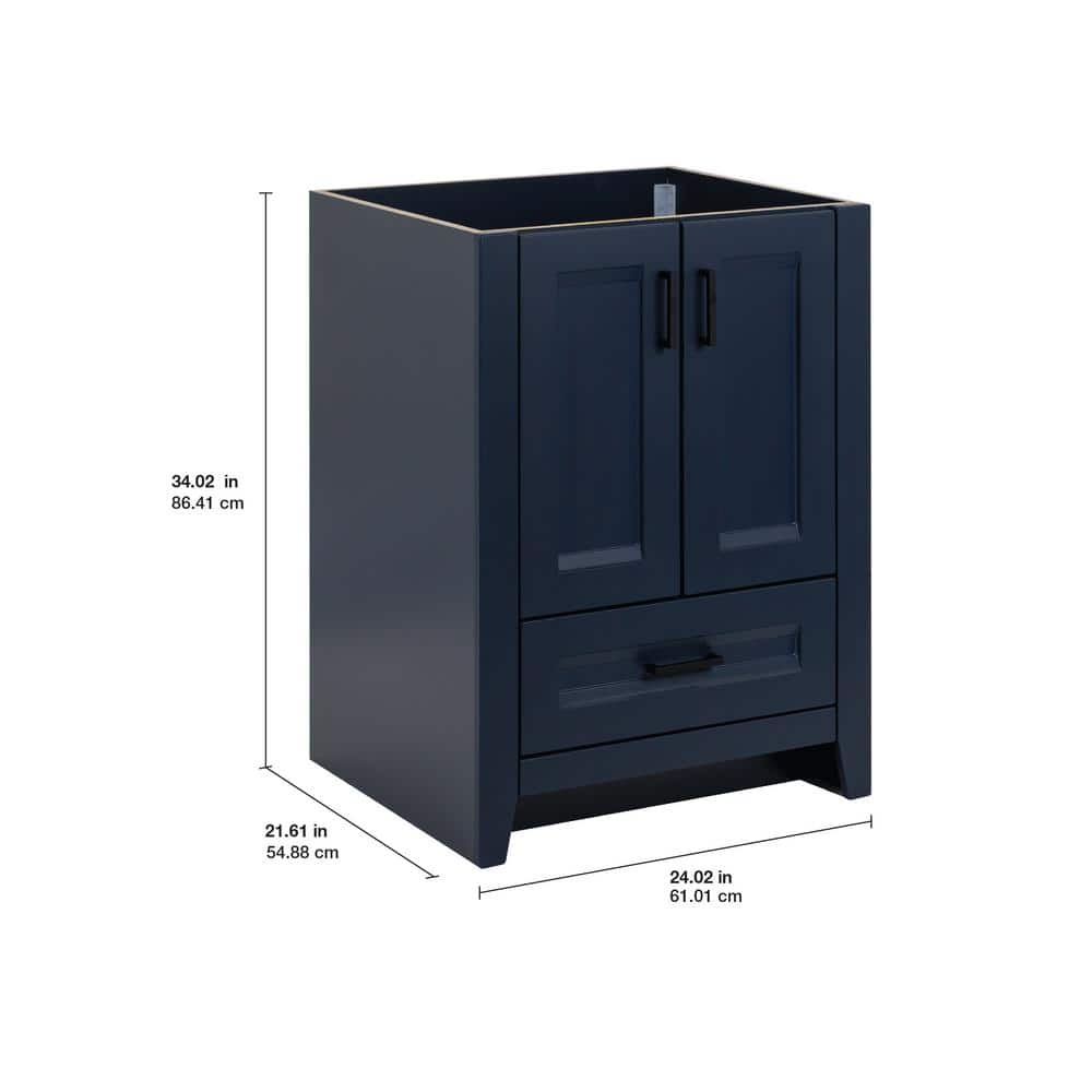 Home Decorators Collection Ridge W 22 in. D 34 in. H Freestanding Bath Vanity Cabinet without Top (3)