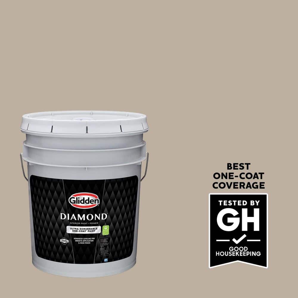 Glidden Diamond 5-gal. Discover PPG1021-3 Eggshell Interior Paint with Primer