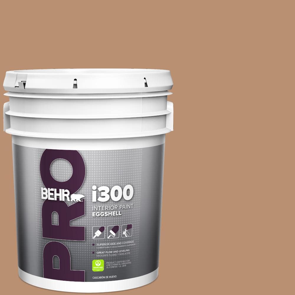 BEHR PRO 5 gal. #S230-5 Sugar Maple Eggshell Interior Paint