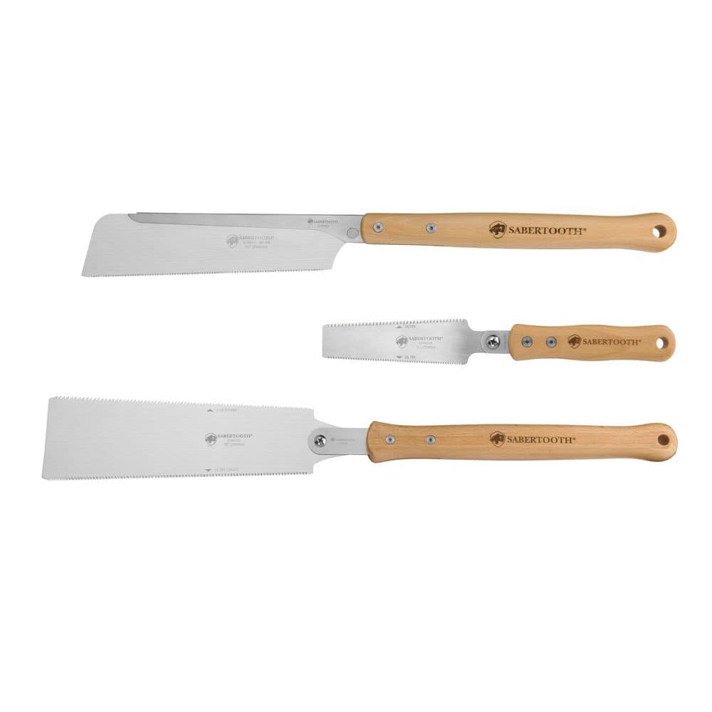 Unbranded 10in 9. 5 in. and 5 in. Pull Saw Kit 3-Pieces (1)
