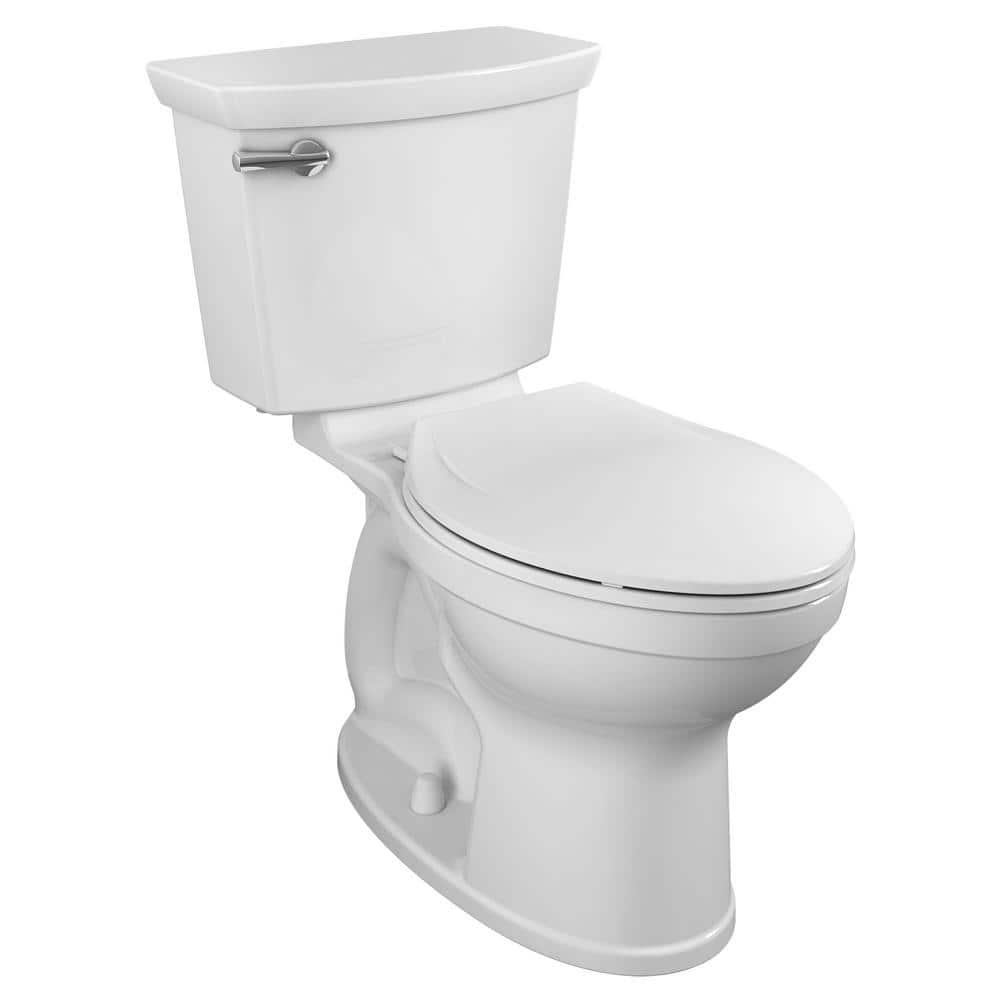 American Standard Champion Two-Piece 1.28 GPF Single Flush Elongated Chair Height Toilet with Slow-Close Seat in White (4)