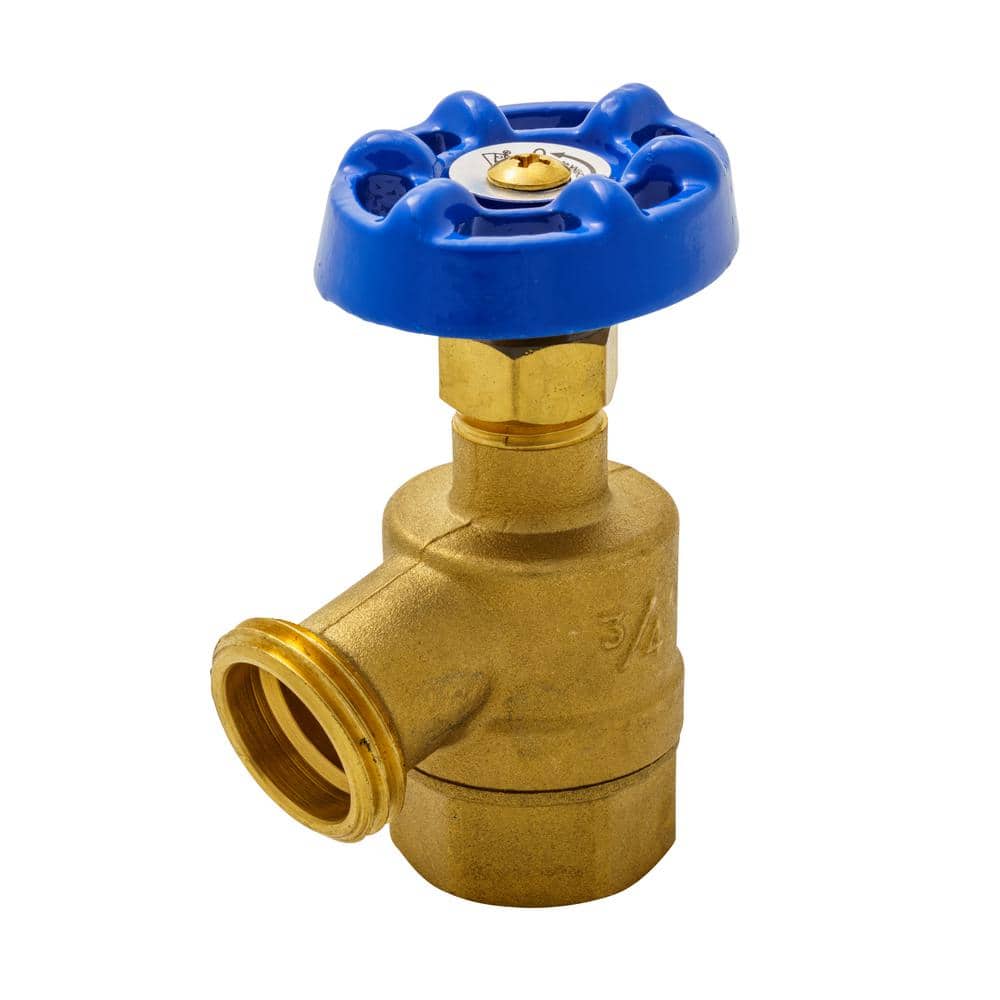 Everbilt 3/4 in. Brass Bent Nose Garden Valve