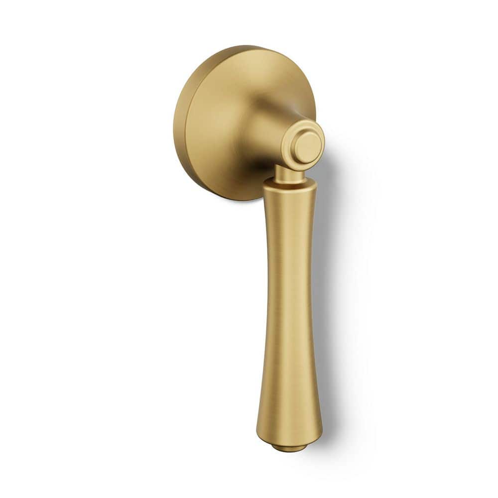 KOHLER Corbelle Right-Hand Toilet Tank Trip Lever in Vibrant Brushed Moderne Brass