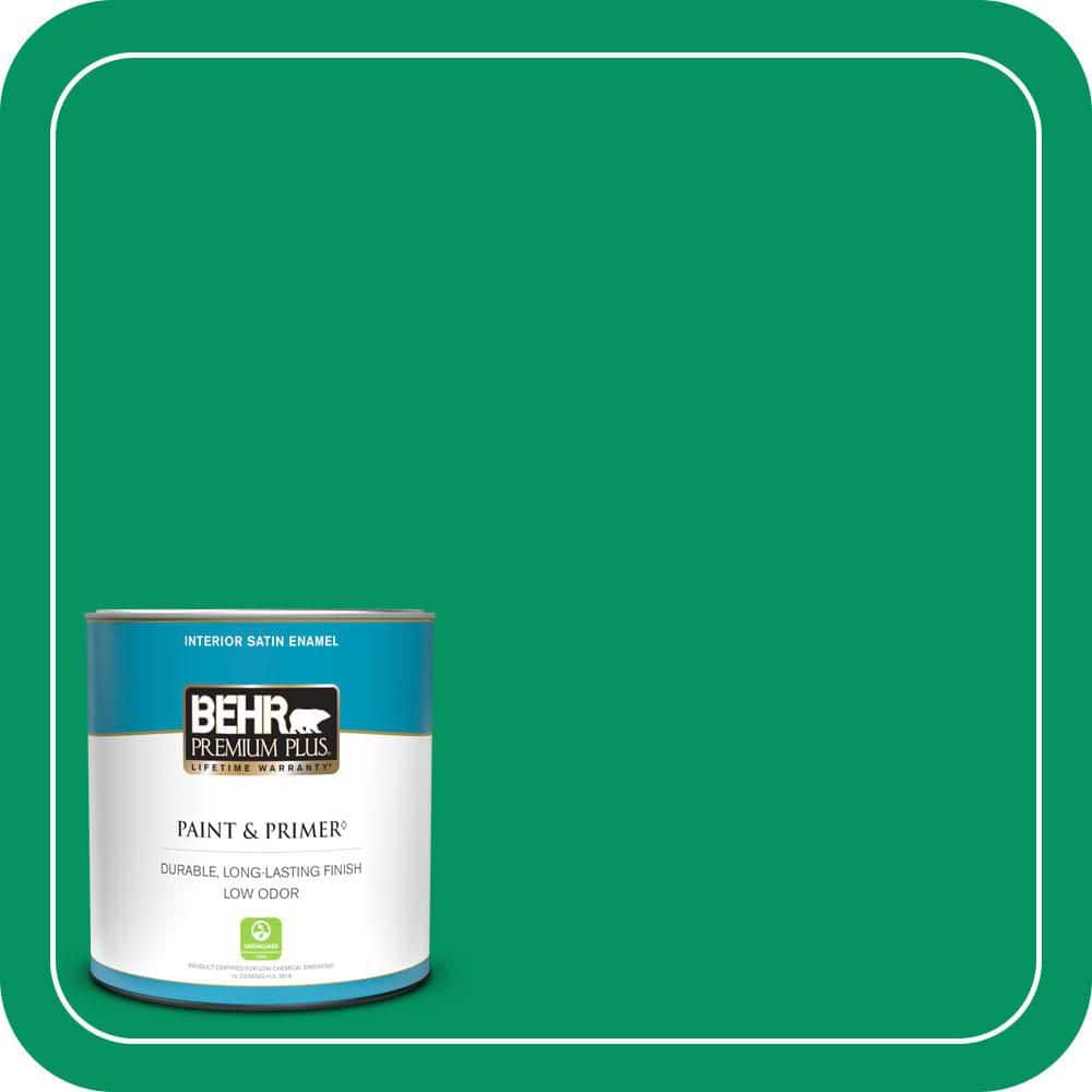 BEHR PREMIUM PLUS #470B-6 Emerald Lake Interior/ & Primer Color Sample