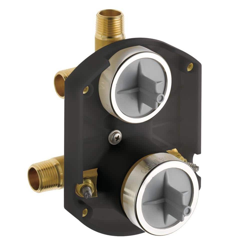 Delta MultiChoice Universal Rough-In Kit with Integrated Diverter and Stops