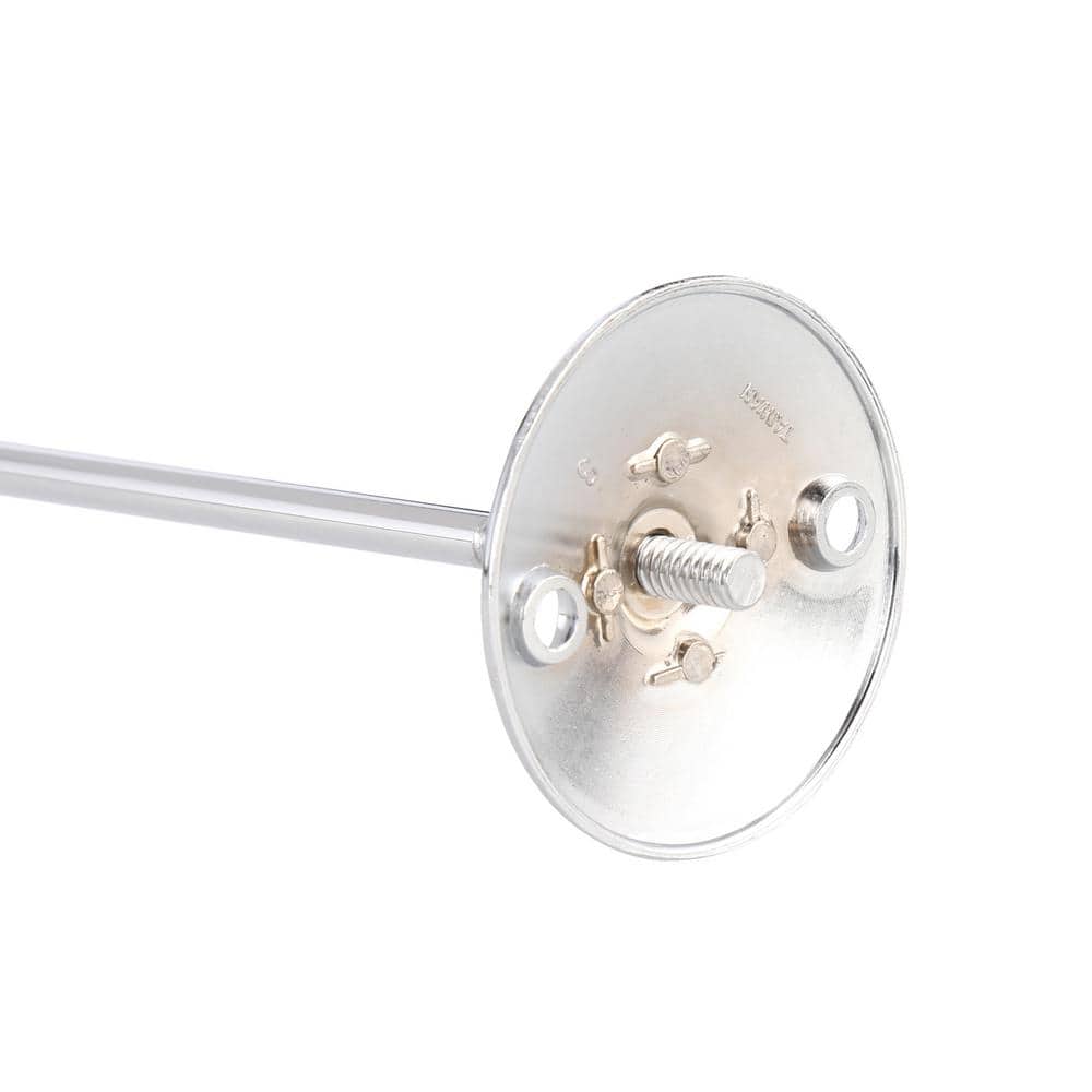 Barclay Products 28 in. Ceiling Support with Flange in Chrome (2)