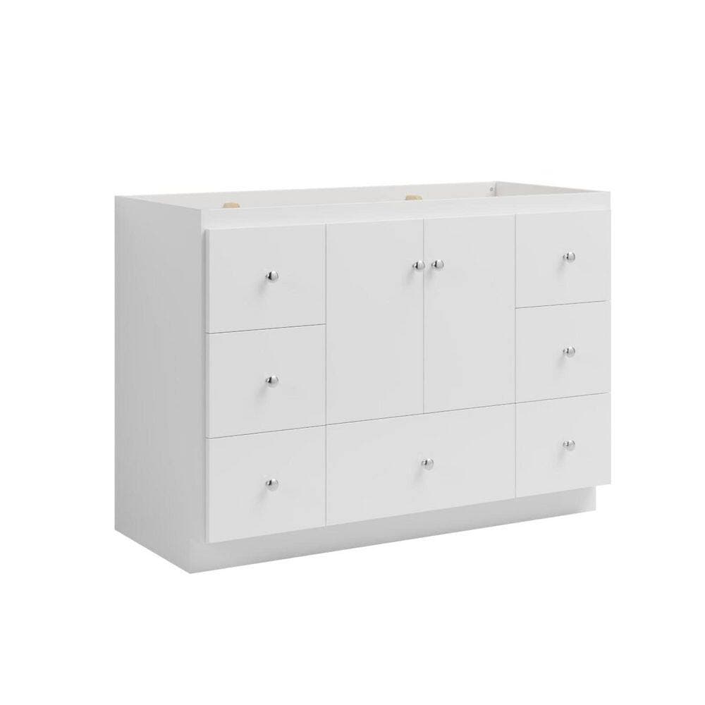 Simplicity by Strasser Slab 48 in. W x 21 in. D x 34.5 in. H Bath Vanity Cabinet without Top in Winterset (2)
