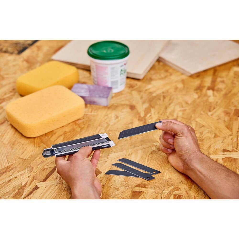 Husky 18 mm Black Steel Snap Blades (10-Pack) (4)