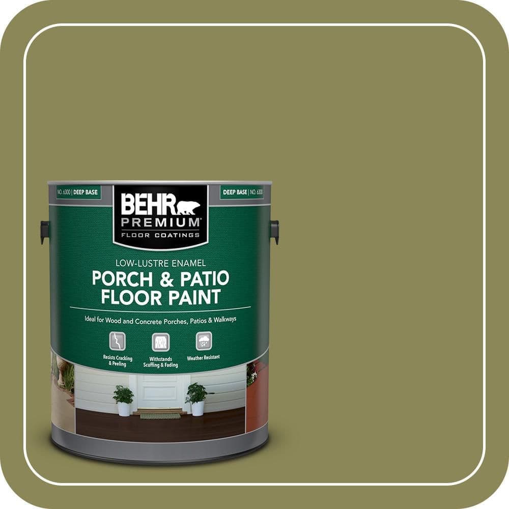 BEHR PREMIUM #S340-6 Low-Lustre Enamel Interior/Exterior Porch and Patio Floor Paint (1)