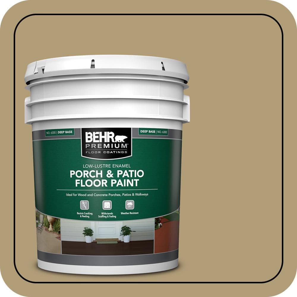 BEHR PREMIUM #S320-5 Textured Low-Lustre Enamel Interior/Exterior Porch and Patio Anti-Slip Floor Paint (1)