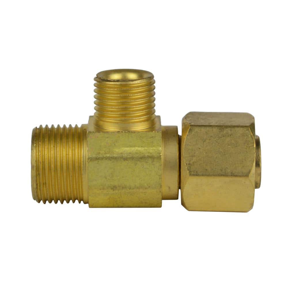 Everbilt 3/8 in. Compression x 3/8 in. Compression x 1/4 in. T-Fitting (4)
