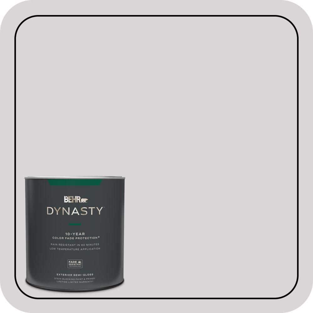 BEHR DYNASTY 1 qt. #MQ3-29 So Shy Semi-Gloss Exterior Stain-Blocking Paint & Primer