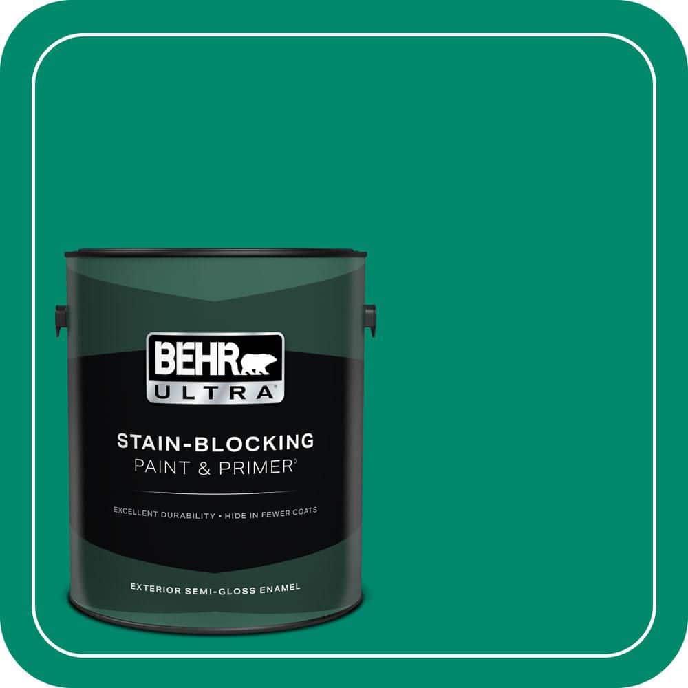 BEHR ULTRA 1 gal. #P430-6A Celtic Queen Semi-Gloss Enamel Exterior Paint & Primer