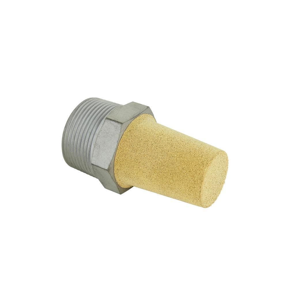 Milton Pneumatic Exhaust Muffler, 1-1/4 in. MNPT 40 Micron (2)