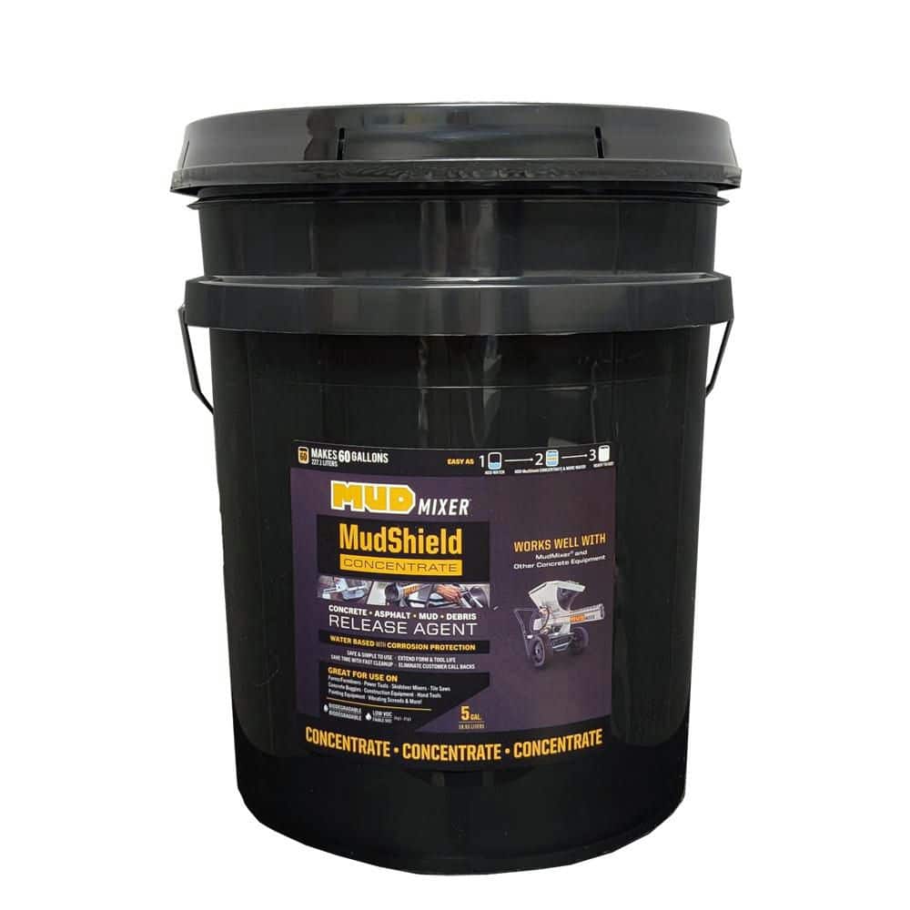 MUDMIXER MudShield 5 gal. Concentrate-Industrial-Grade Concrete Release and Anti-Corrosion Shield-Makes 60 gal.