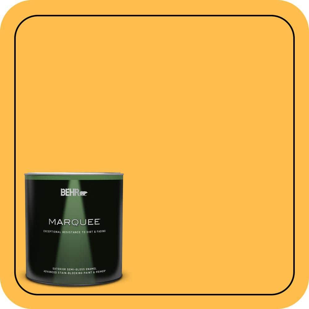 BEHR MARQUEE 1 qt. #310B-6 Twenty Carat Semi-Gloss Enamel Exterior Paint & Primer