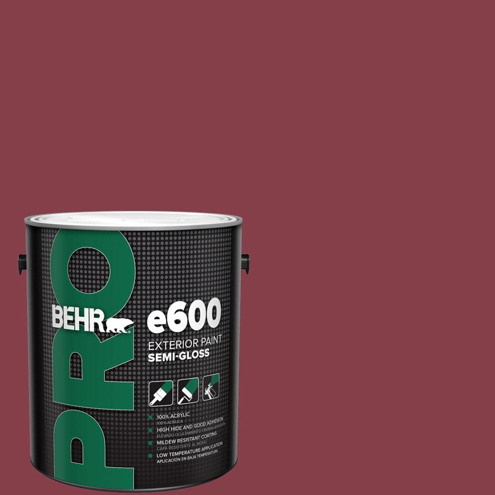 BEHR PRO 1 gal. #S-H-120 Antique Ruby Semi-Gloss Exterior Paint