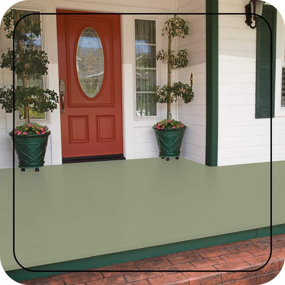 BEHR PREMIUM #PPU11-08 Low-Lustre Enamel Interior/Exterior Porch and Patio Floor Paint (2)