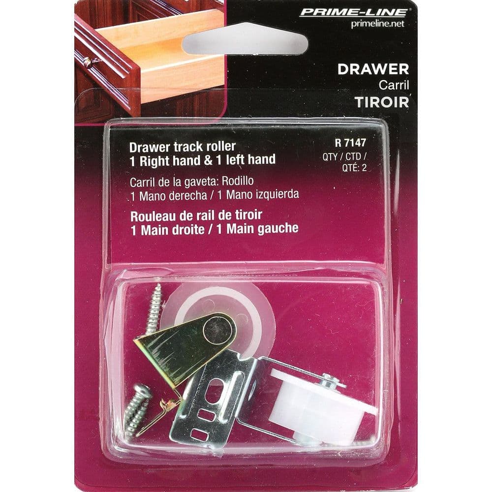 Prime-Line 1 in., Front Drawer Guide Rollers (3)