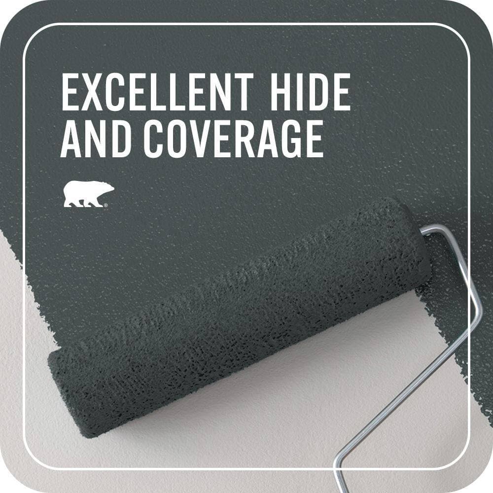 BEHR PREMIUM PLUS #720F-7 Dark as Night Flat EcoMix Plant-Based & Primer (2)