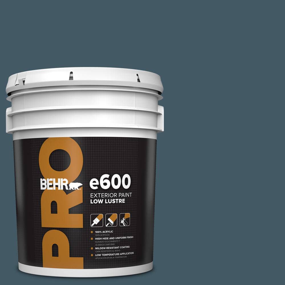 BEHR PRO 5 gal. #S480-7 Midnight in the Tropics Low Luster Exterior Paint