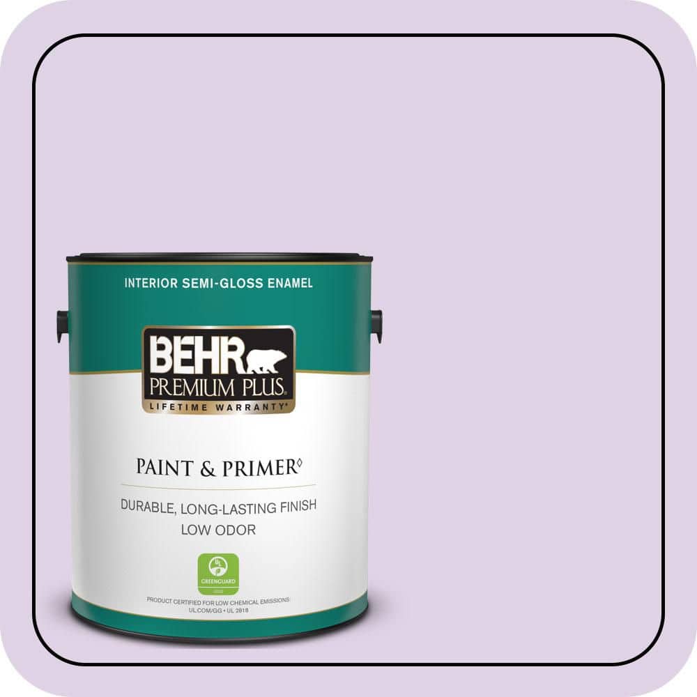 BEHR PREMIUM PLUS 1 gal. #M570-2 Monologue Semi-Gloss Enamel Low Odor Interior Paint & Primer