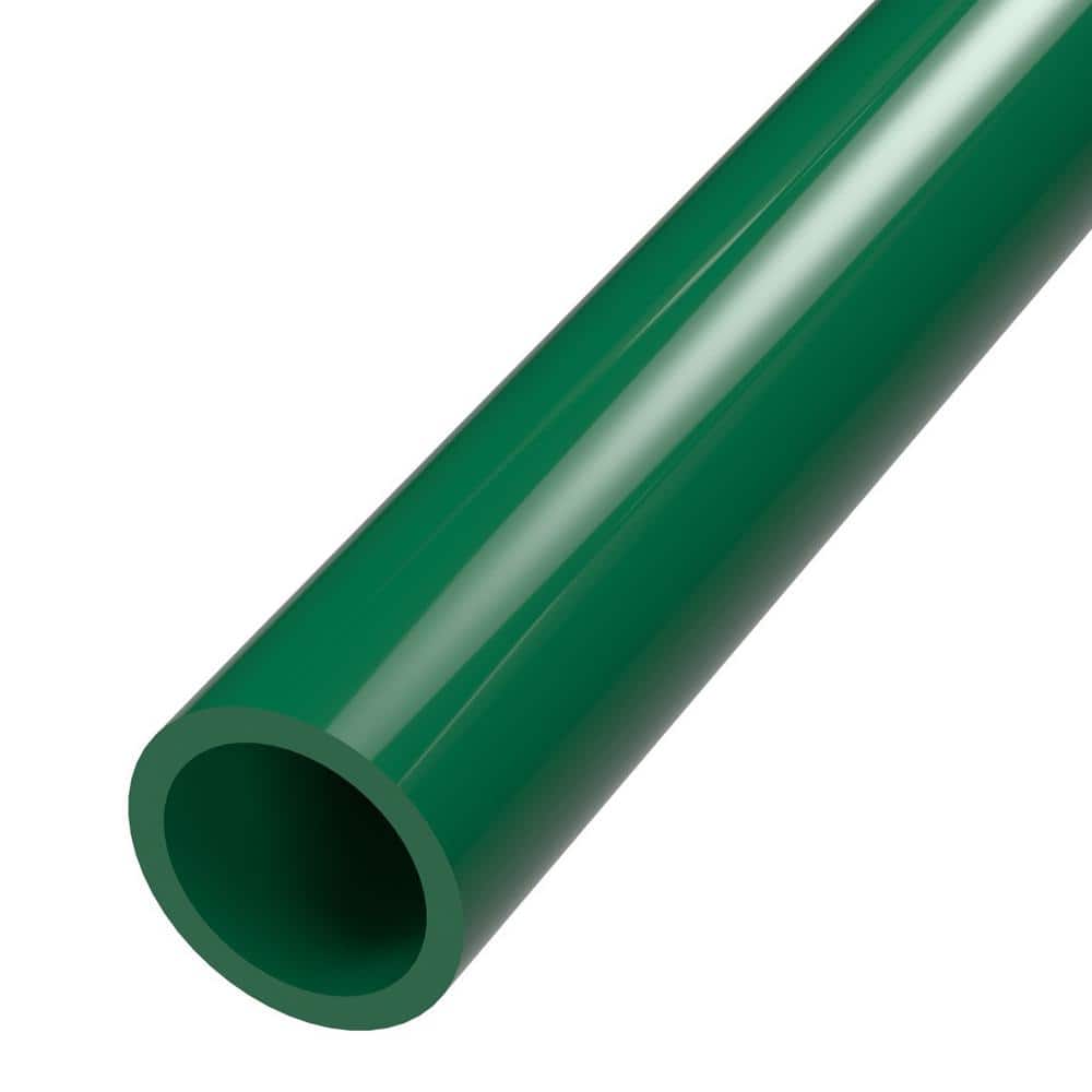 Formufit 1 in. x 5 ft. Green Furniture Grade Schedule 40 PVC Pipe (2-Pack) (3)