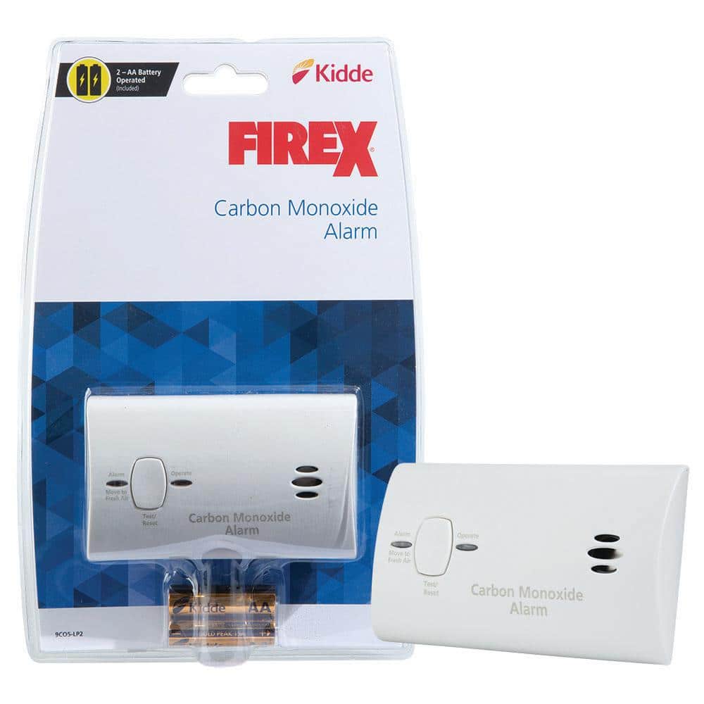 Kidde Firex Carbon Monoxide Detector, Operated, CO Detector